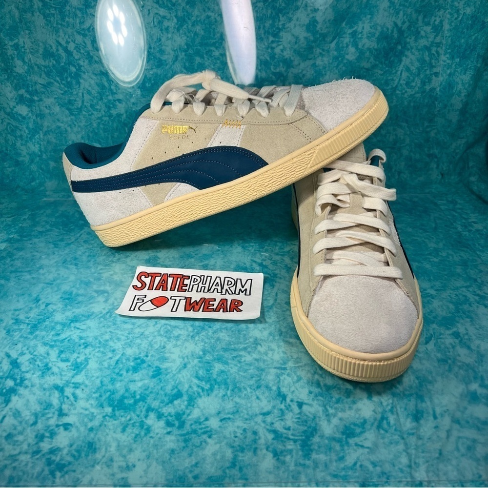 Puma Suede Classic Low Top Beige Beige Men’s Retro Shoes Sneakers Size 13
